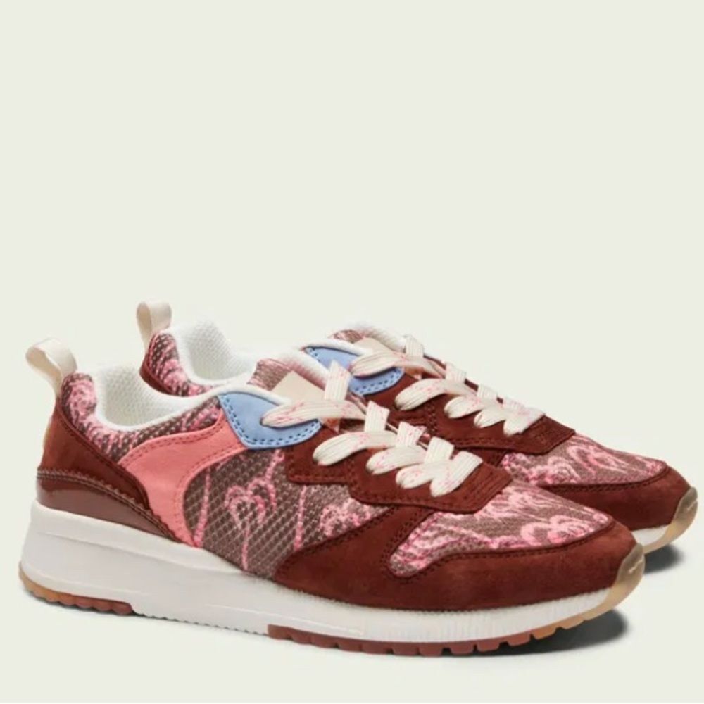 Scotch & Soda Women's Pink and Brown Sneakers US 6 NWT - Picture 3 of 10